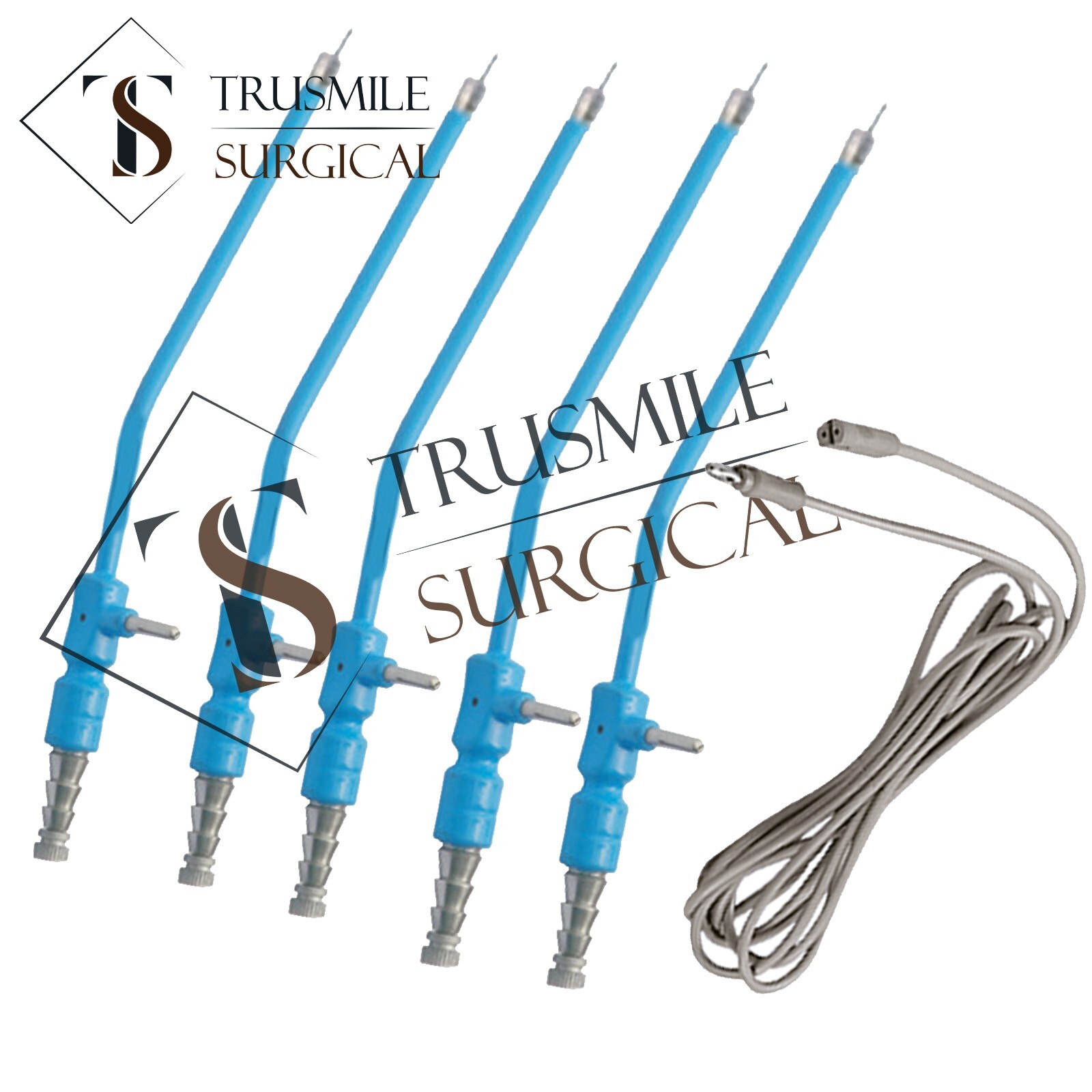 ENT- Nasal electro cautery frazier suction tube blue electro surgical instrument