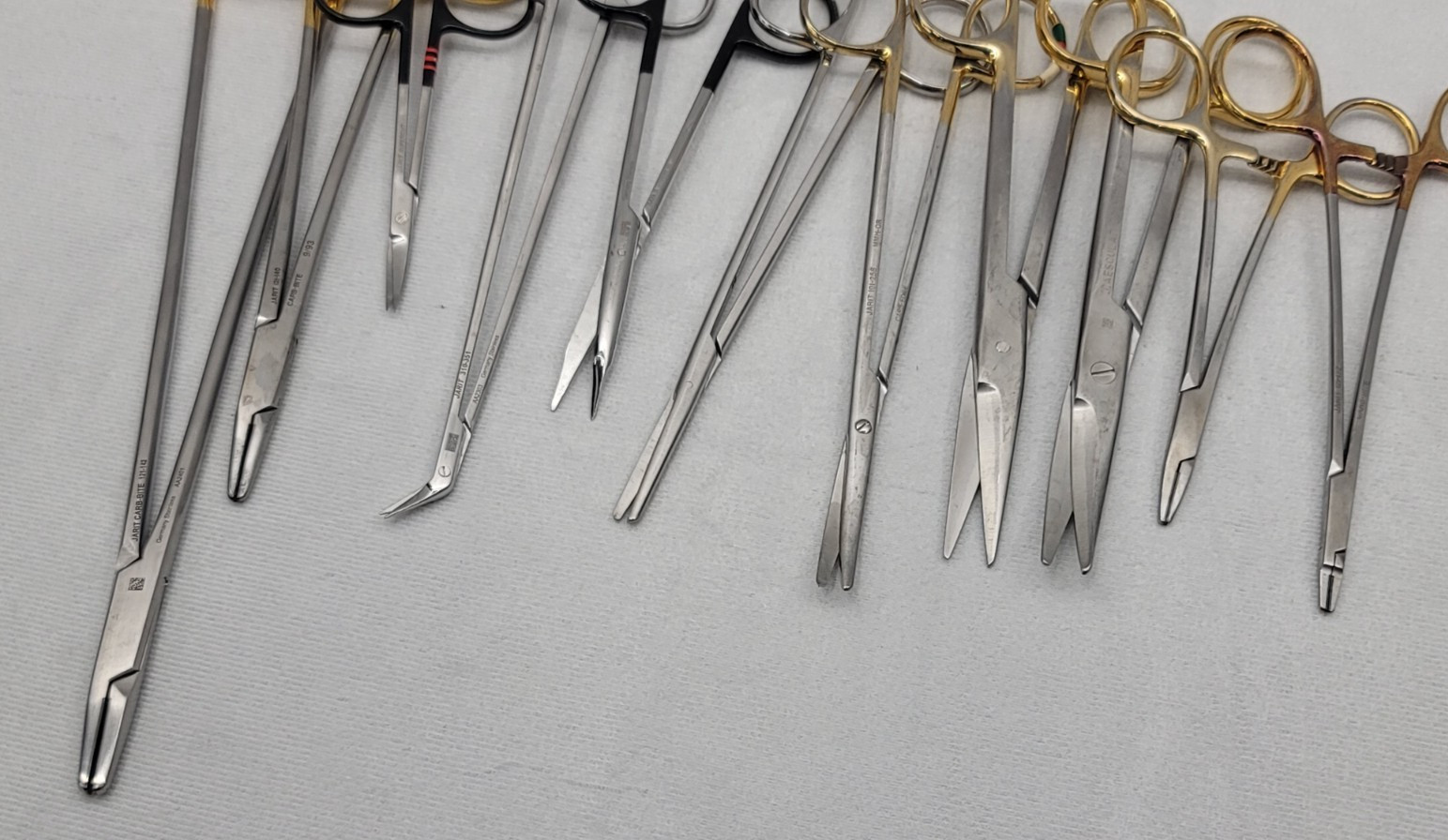 Bulk 62-Piece Jarit & Aesculap General Surgery Instruments