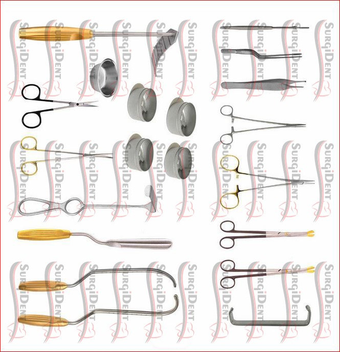 Micro Breast Biopsy Augmentation Cosmetic Abdominoplasty Surgical Instrument Set
