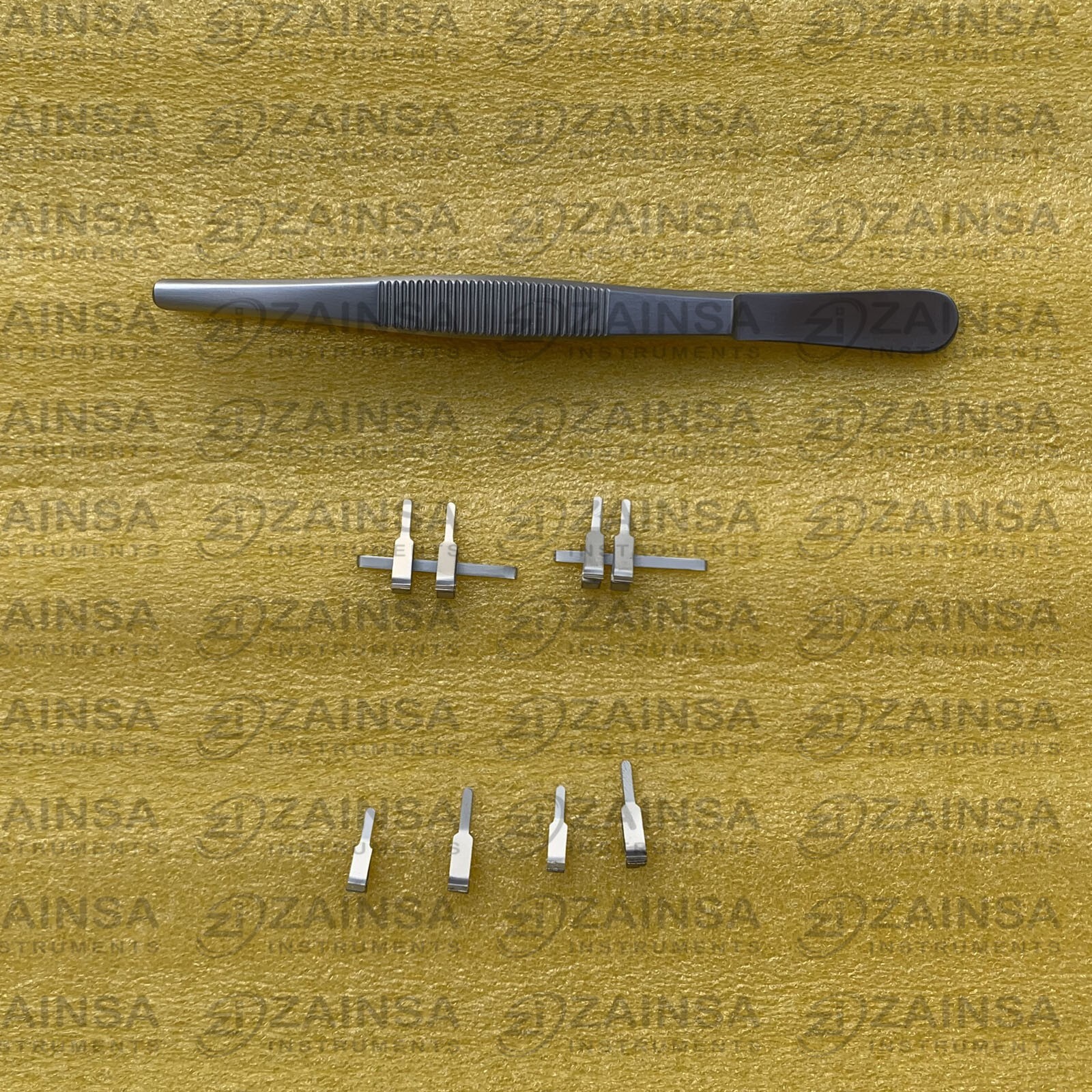 Micro Vessel Clamps, Clamp Applying Forceps 7 Pcs Set For Plastic Surgery