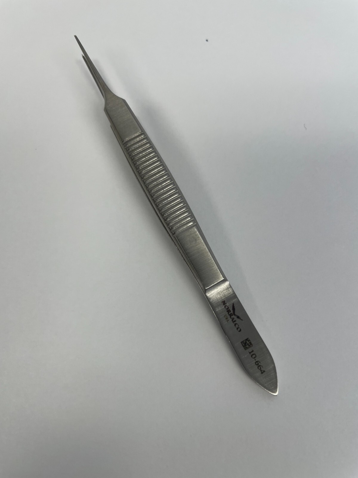 Bonn Micro Tissue Forceps, 3.3/4″, Straight Tips, 0.12 mm Wide, 1 x 2 Teeth