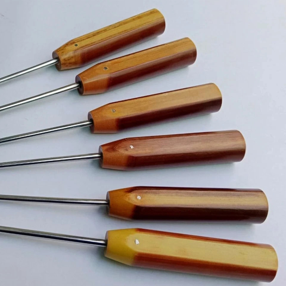 Halle Bone Curette Fiber Handle Set of 6 Orthopedic Surgical Instruments