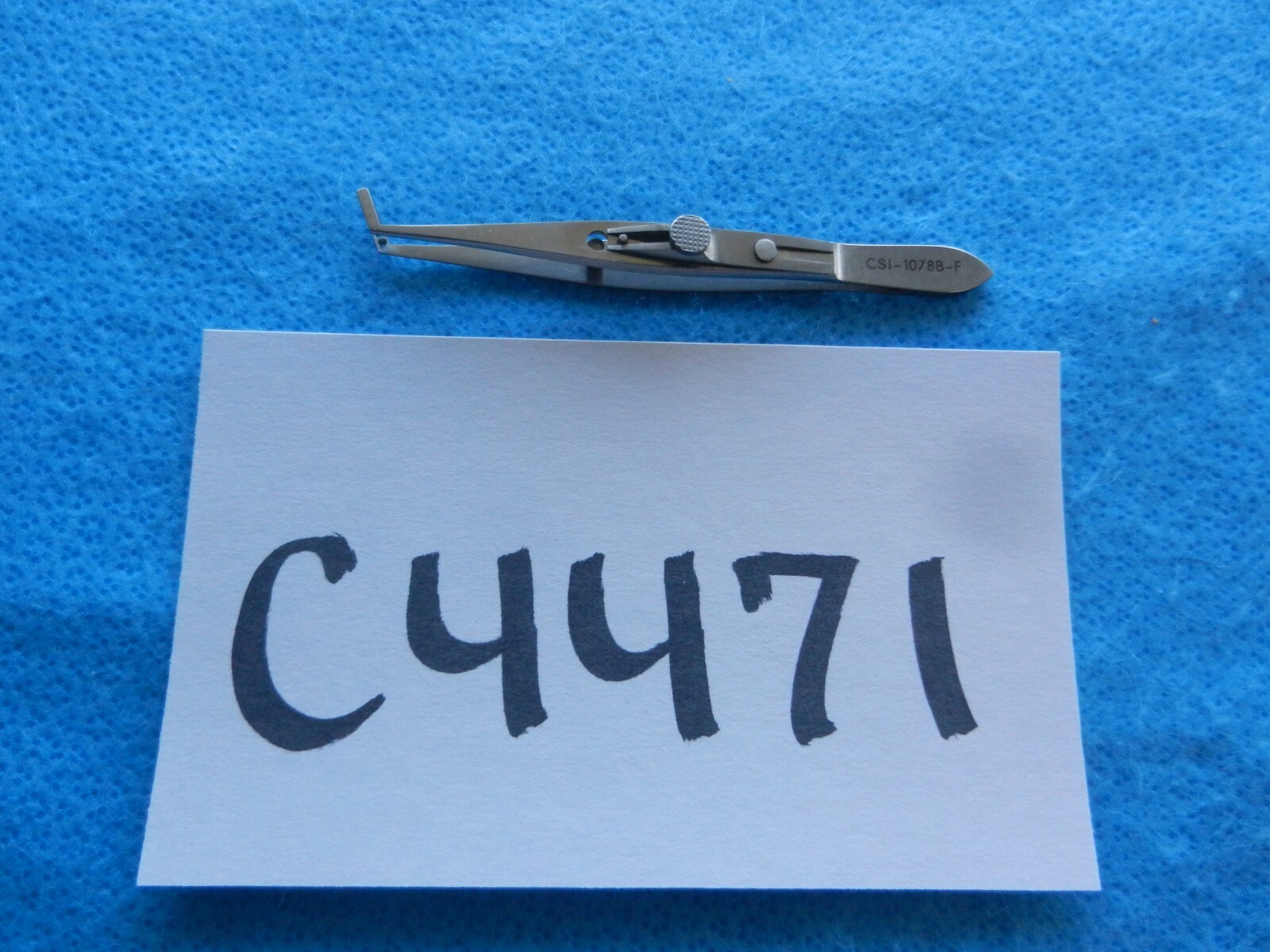 Carrington Surgical Ophthalmic Jameson Type Muscle Forceps CSI-1078B-F
