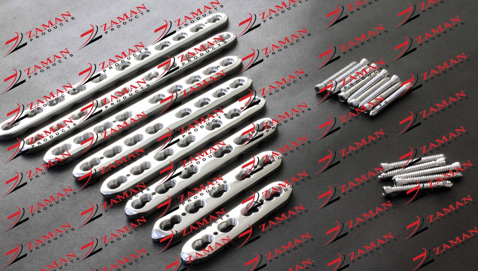 LCP Locking Plates 4 To 16 Holes & Screws 109 PCs Set By Zaman Products