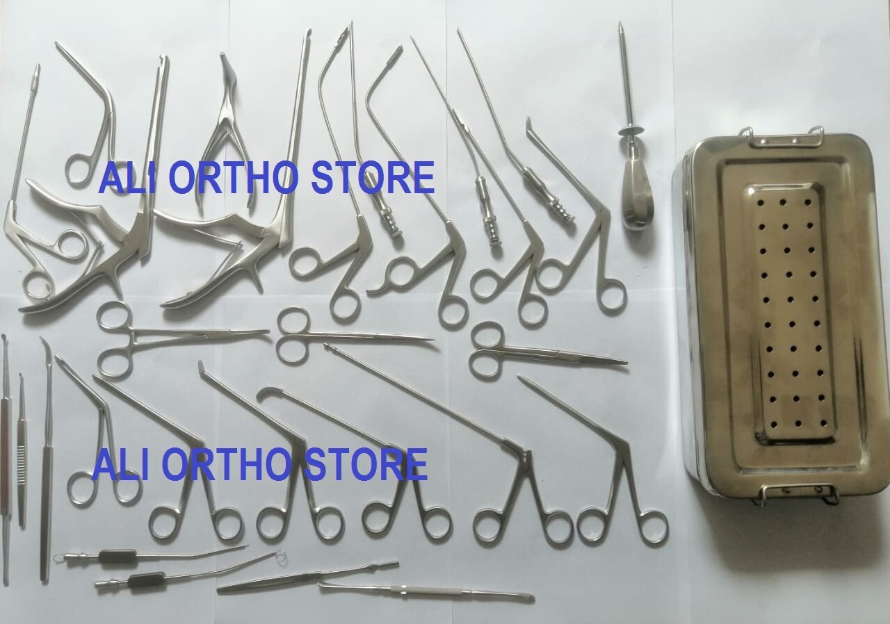 German Steel Fess Instruments Set Endoscopic Sinus Surgery Ent Instrument Set A+
