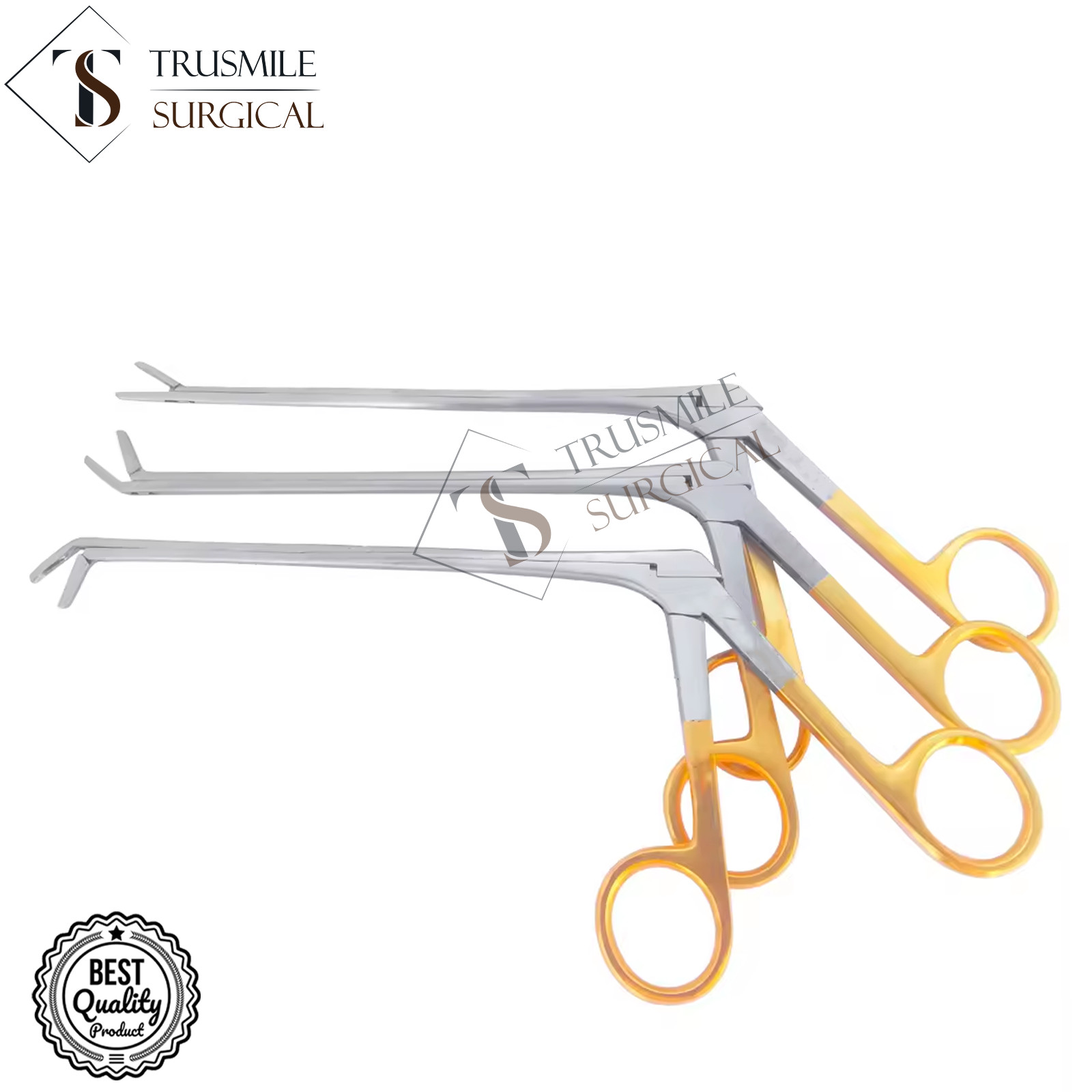 3 Pcs Caspar Intervertebral Disc Rongeur Down Straight Up Orthopedic Instruments