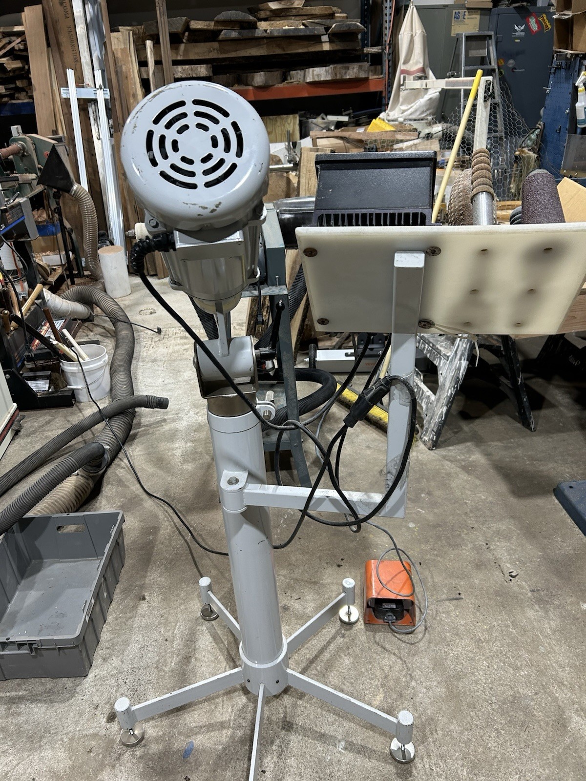 MICA Mfg 1 1/2 hp 3000rpm variable speed floor carver Router (Prosthetic Sander)