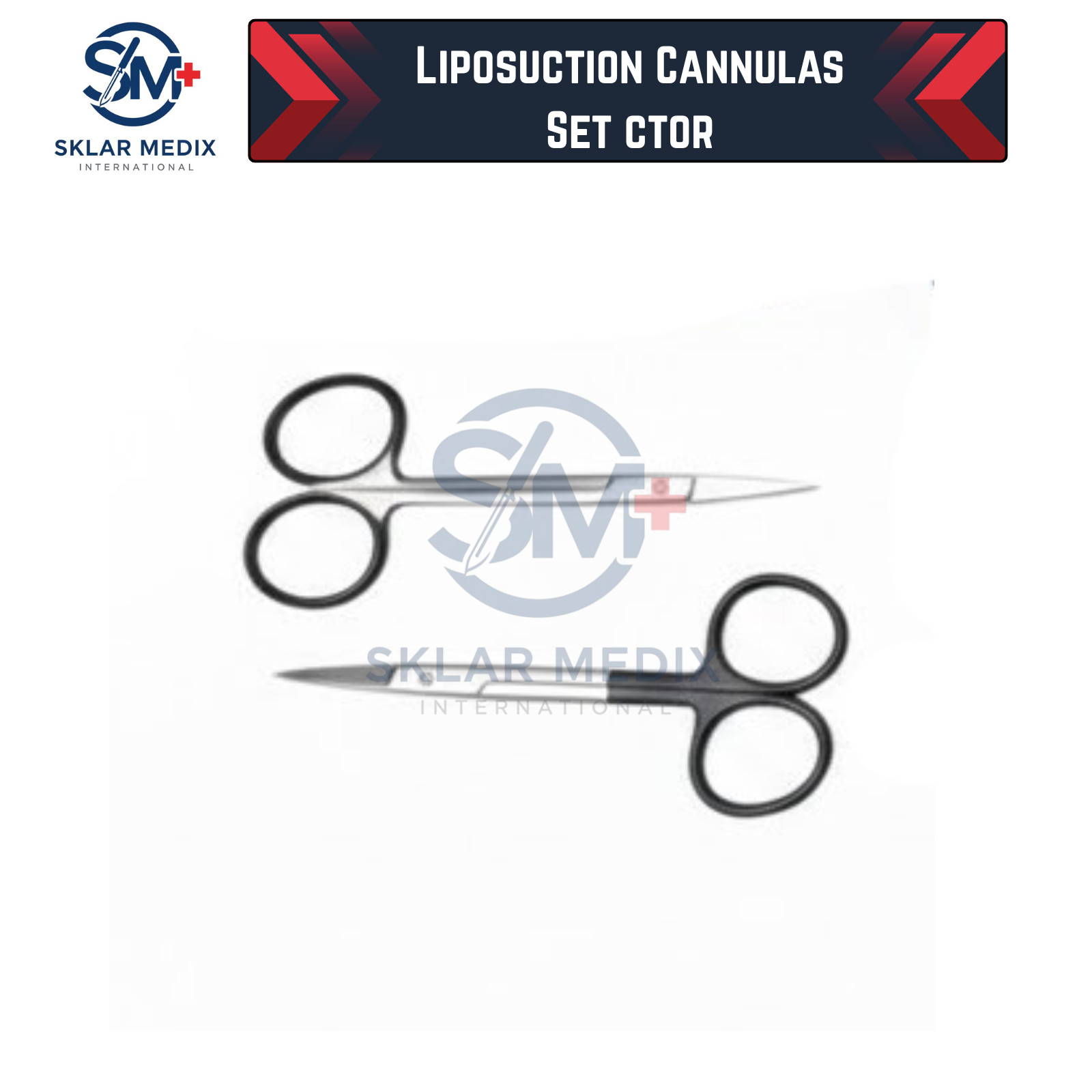 Liposuction Cannulas Set 40 Pcs | Surgical Instruments Kit A+ Stainless Steel CE
