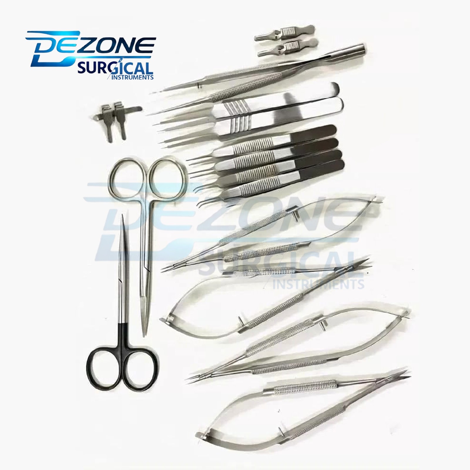 Hand Surgery Basic 17 PCS Set of Micro Surgical Instruments Stainless steel
