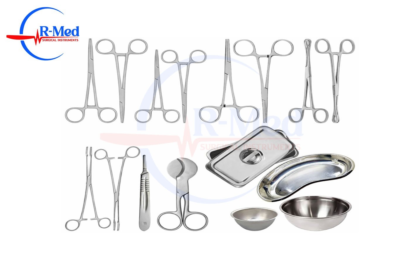 16 Pcs Delivery Instruments Obstetrics and Gynecology Surgical Set German Grade