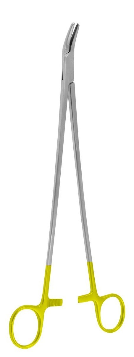 Finochietto Needle Holder 8″, Angled Tungsten Carbide Inserted Serrated Jaw