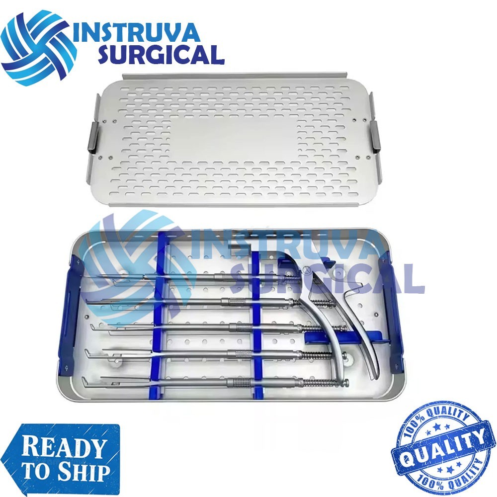 Interlaminar Kerrison Rotating Rongeur Set Spine Surgery Orthopedic Instruments