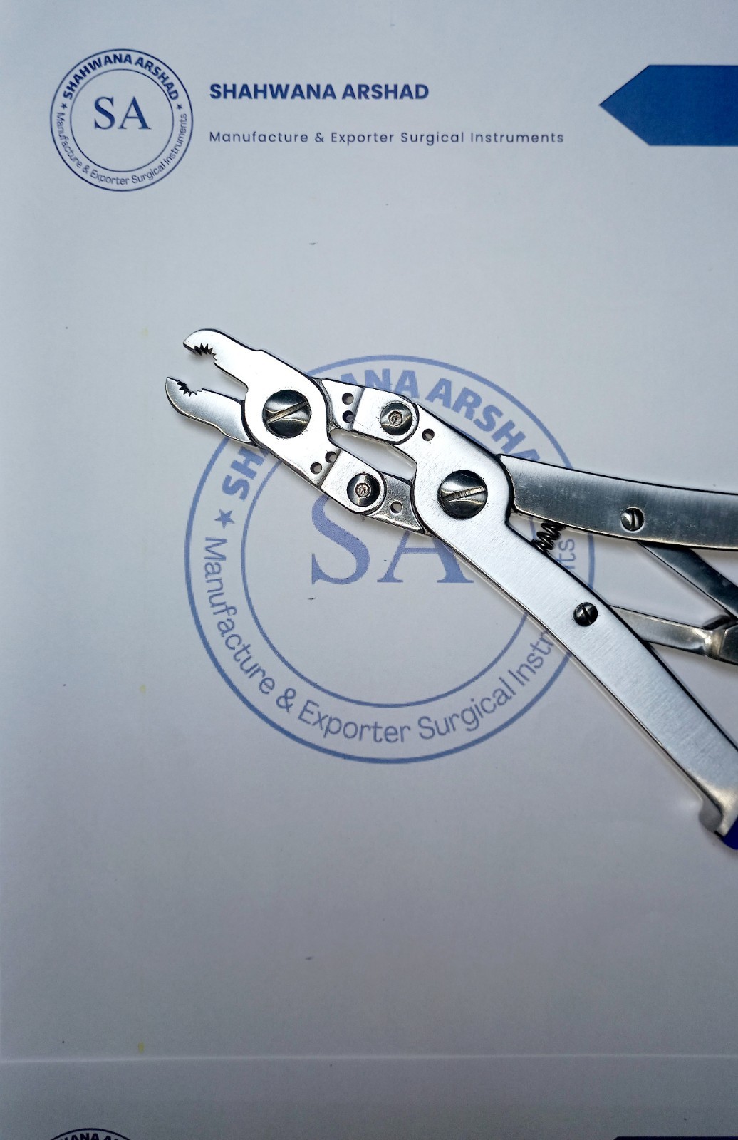 Spinal Rod Gripper and Compressor With Silicone Handle Spine Instruments