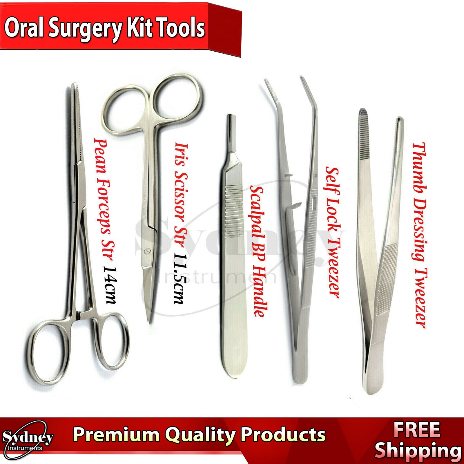 DENTAL FORCEPS SURGICAL LOCKING PLIERS ORTHODONTIC COTTON FORCEPS