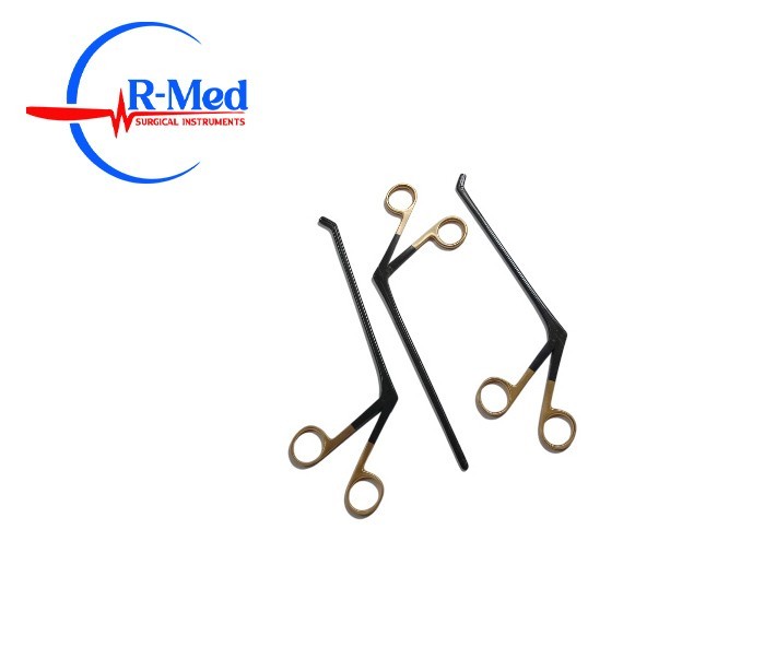 Laminectomy Intervertebral Disc Rongeur Set Down, Straight, Up 4 mm x 20 cm 3pcs