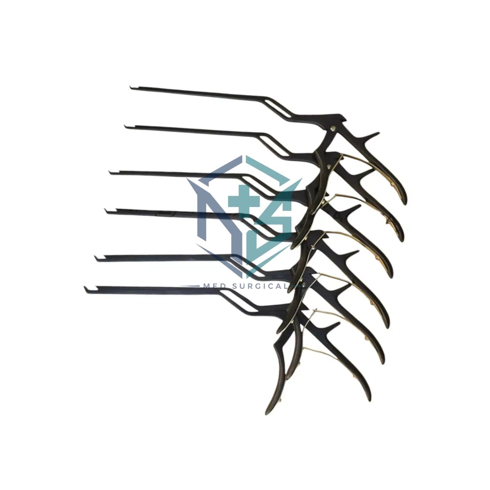 Kerrison Bayonet Spine Bone Rongeur, German Orthopedic Instruments Set of 6 PCs