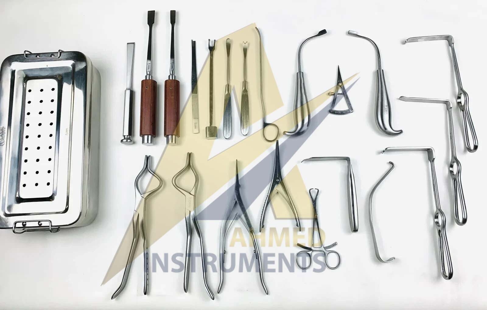Maxillofacial Surgery Instruments Set of 21 Pcs Reconstructive Surgery German A+