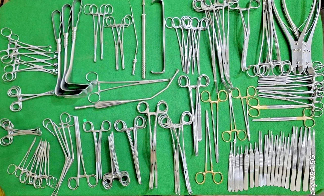 New Major Cardiovascular Thoractomy Vascular 106 pcs Set Open Heart Instruments