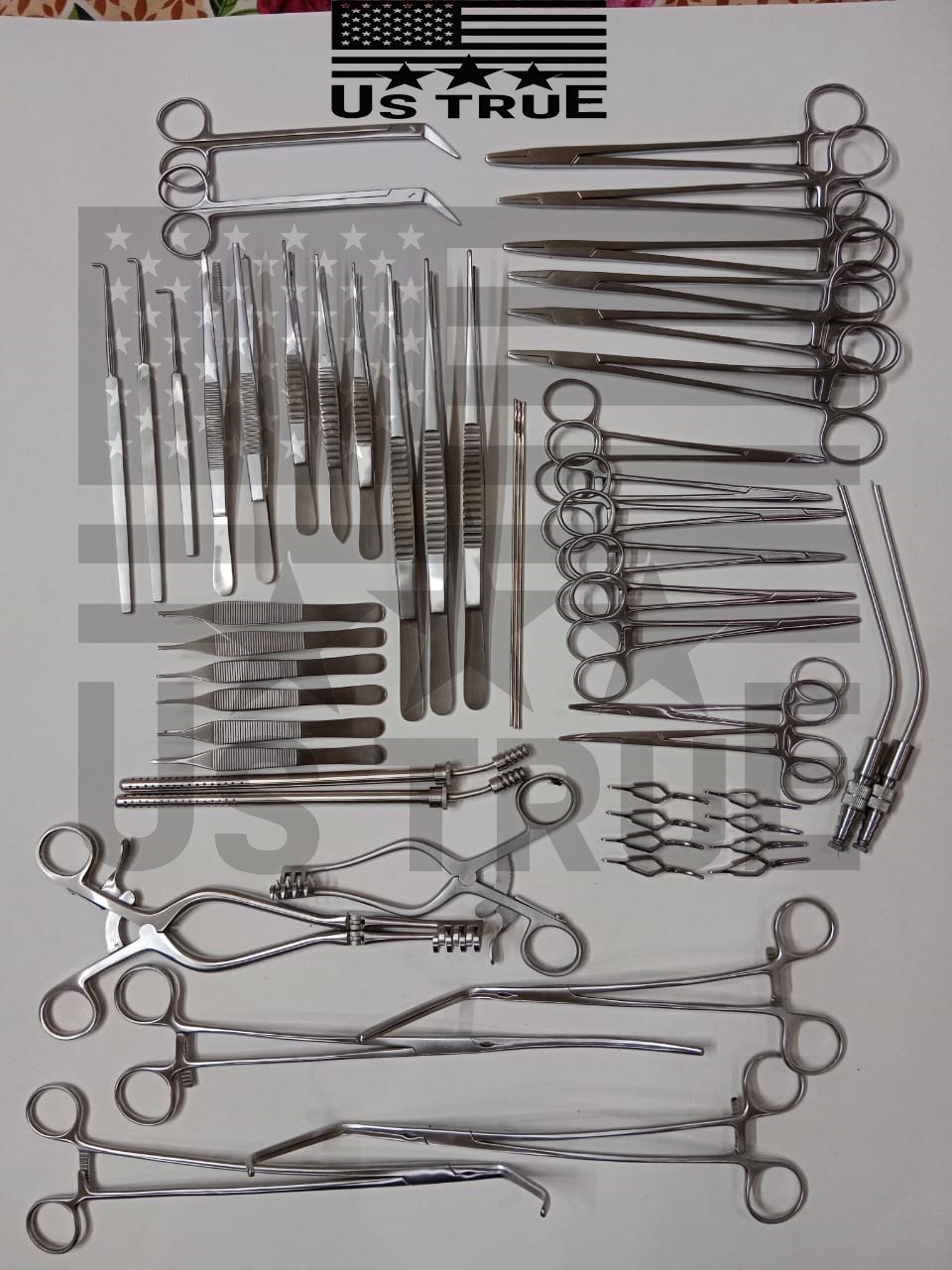 52 Pieces Vascular Surgery Set Surgical, Medical Instruments