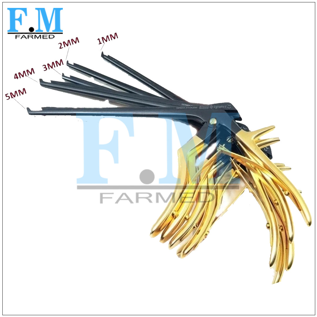 AESCULAP Kerrison rodent 1mm,2mm,3mm,4m,5mm set