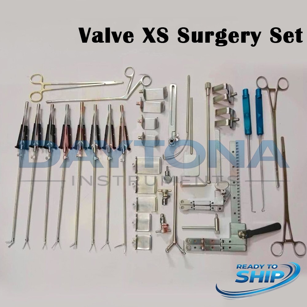 Valve XS Surgery Set Premium Quality Cardiac Surgical Instruments