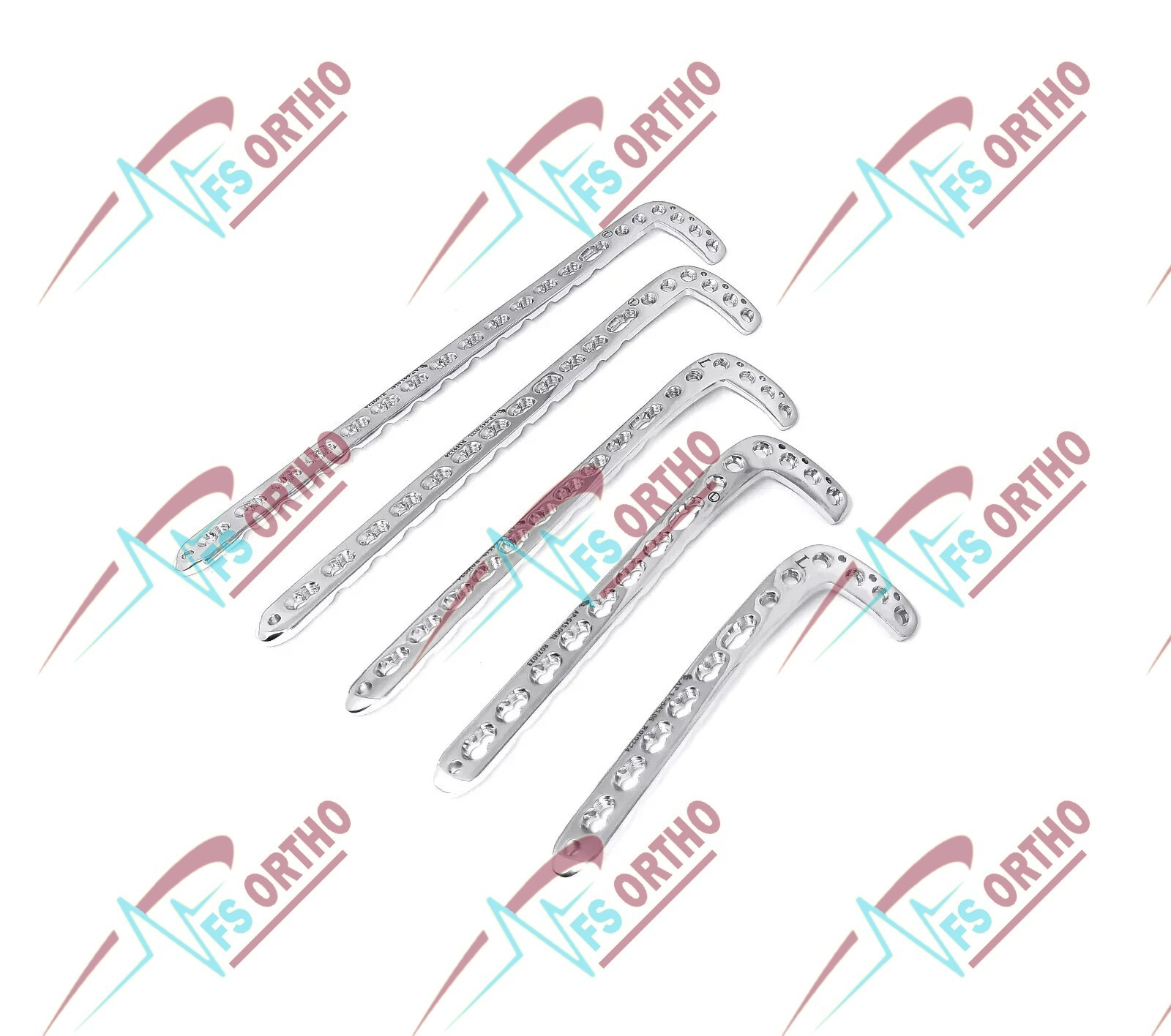 Dïstal Tibïa Locking 4,6,8,10 & 12 Hole Plates L& R & LCP Screw 102 Pcs SS316L