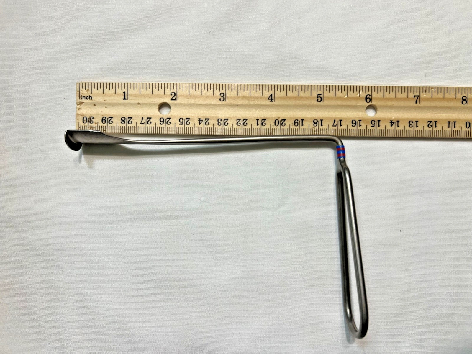 V. Mueller RH-4590 Lothrop Soft Palate Retractor Angled 18mm Tip X 5-1/2″ Length