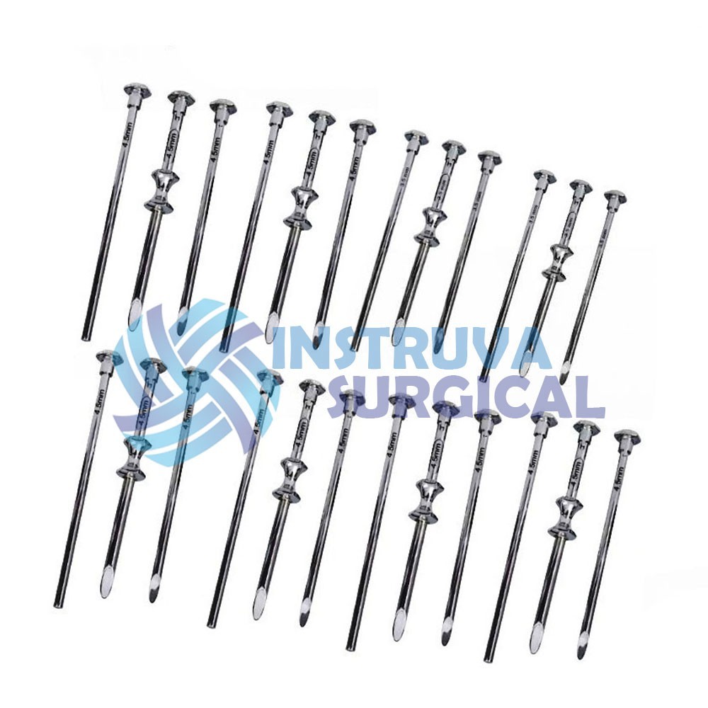 HRT Trocar 3.5mm and 4.5mm Hormone Replacement Pellet insertion trocars 8 Sets