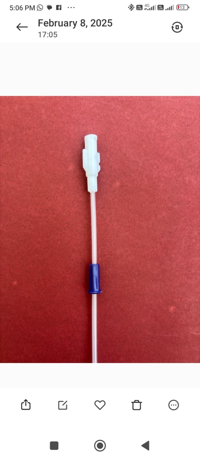 IUI Cannula kit 17 cm Intra Uterine Insemination device Pack of 50 FREE SHIP