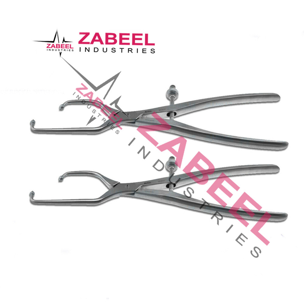 Asymmetric Pelvic Bone Reduction Forceps 2pcs Set Orthopedic Instruments