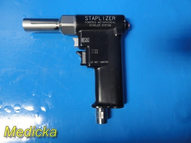 3M STAPLIZER Powered Metaphyseal Stapler System W/ Attachments, Hose, Case~38968