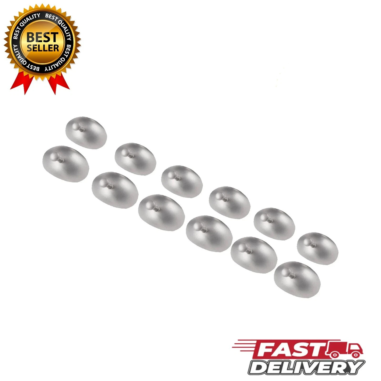 Lot of 12 Stainless Steel Corneal Shield | Laser Eye Shield | Corneal Protector