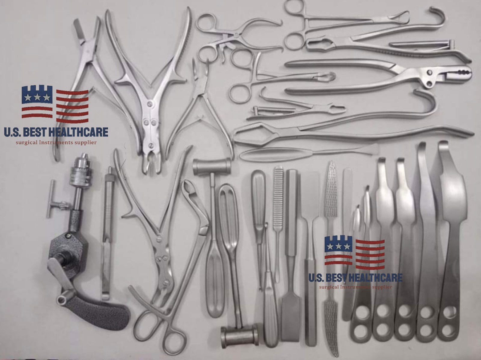 Orthopedic Surgery Instruments Set Bone Drill Bone Saw Surgical Kit Stainless