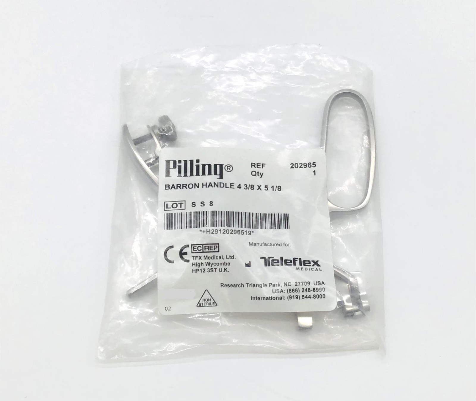 Pilling 202965 Barron Handle 4-3/8″ x 5-1/8″ – NEW