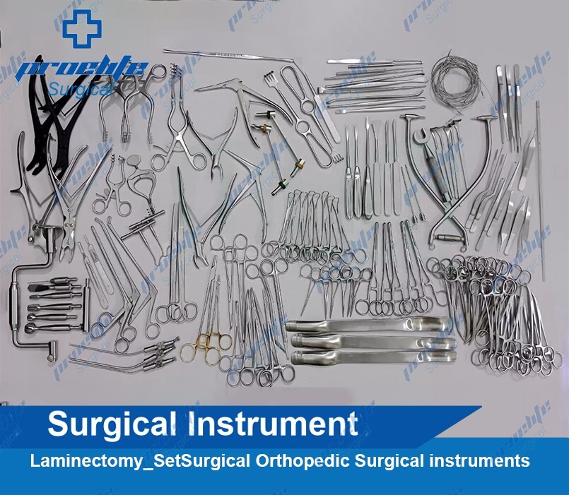 Laminectomy Surgical Orthopedic Spinal Instruments Set 78 Pcs