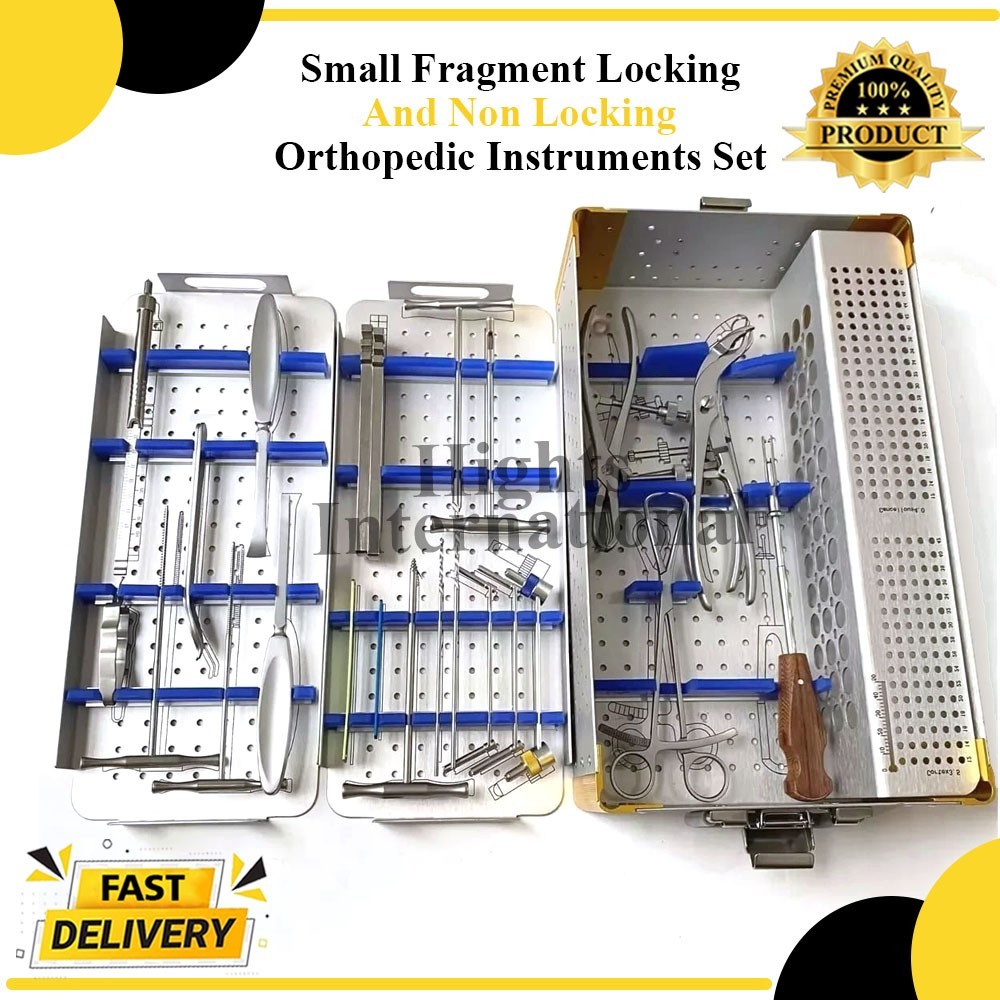 Small Fragment Set Locking And Non locking Instruments Orthopedic Set