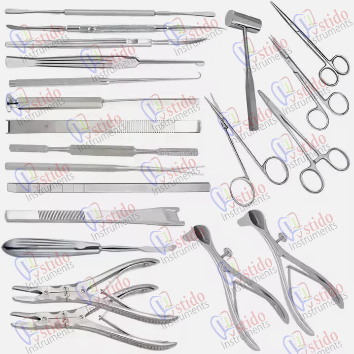 Rhinoplasty Nasal Set of 30 Pcs for ENT Septoplasty Ear Nose Throat Surgery ins