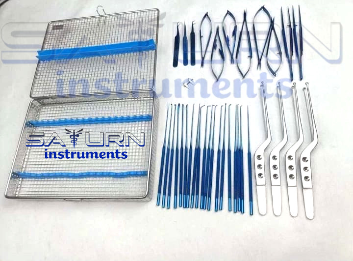 Neuro Surgical Instruments set of 40 Kit & Micro Ophthalmic surgery instruments