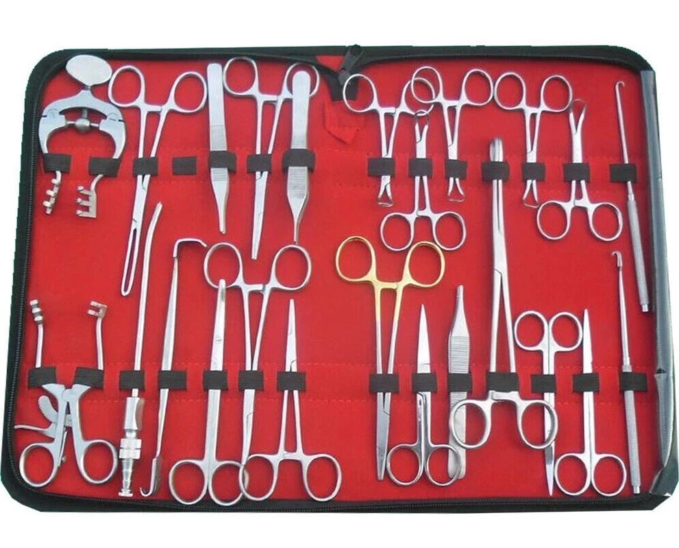 New Set Of 25 Pcs Professional Plastic Surgery Kit Surgical Instruments
