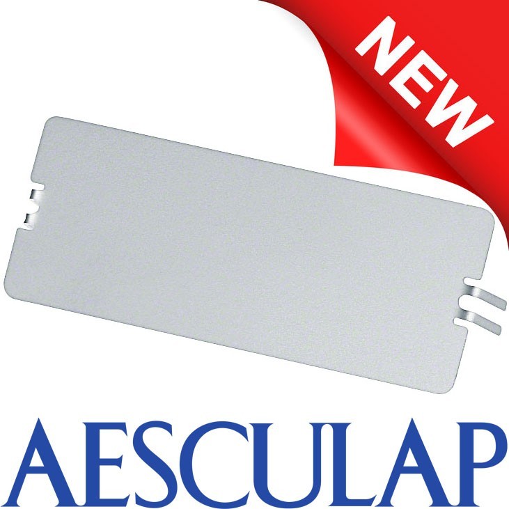 Aesculap JG617U Sterilization Barcode Identification Label Plate 89mmx28mmx10mm