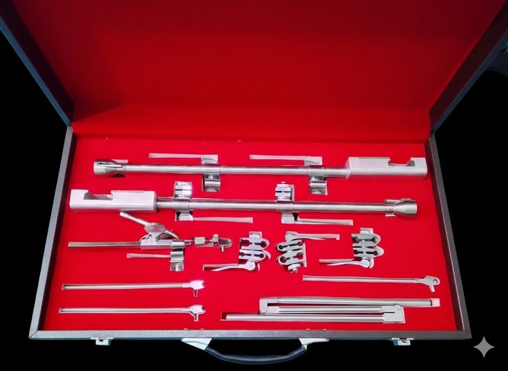 Thompson Retractor Complete Set Surgical Instrument Set Stainless Steel