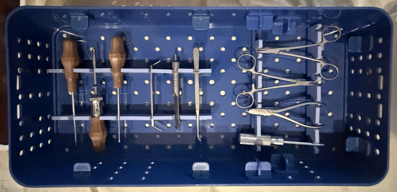 TriMed Wrist Fixation System Instrument Set Orthopedics Case/Tray CBS2.3-XR