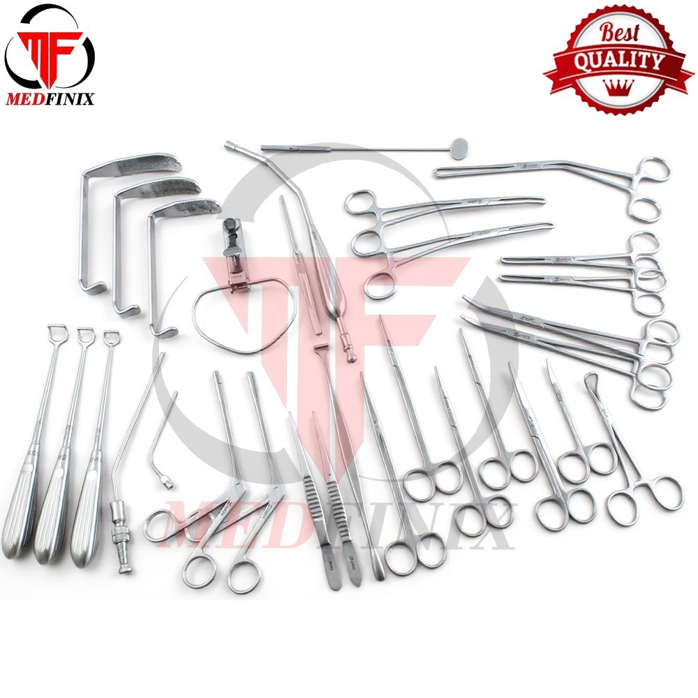 Tonsil & Adenoid Tray 30 PCs Set Surgical Instruments