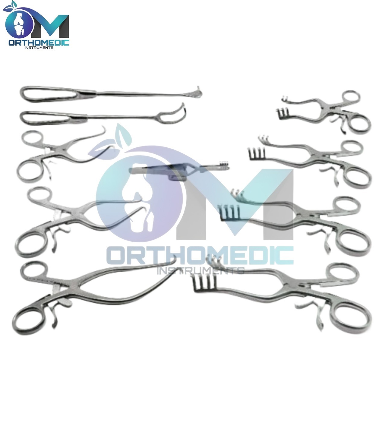 Surgical Veterinary Retractors Weitlaner Gelpi Premium Instruments Set of 10