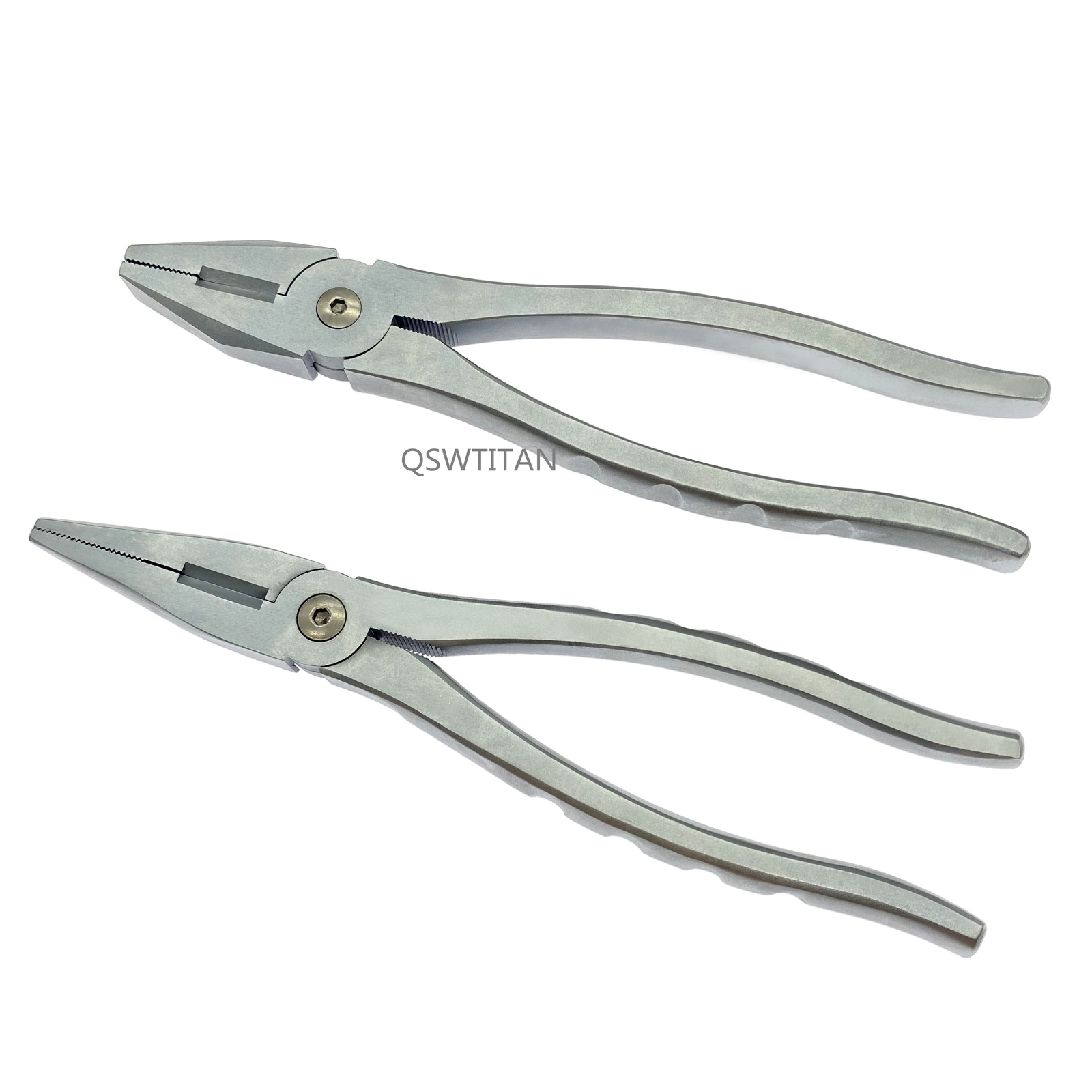 Orthopedics Nice Flat Nose Pliers with Serrated Jaws Veterinary bone tools