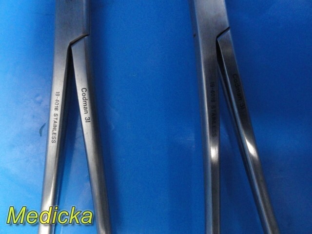 7X Codman V. Mueller Mayo-Gyon Kidney Hysterotomy & Hemostatic Forceps ~ 35647