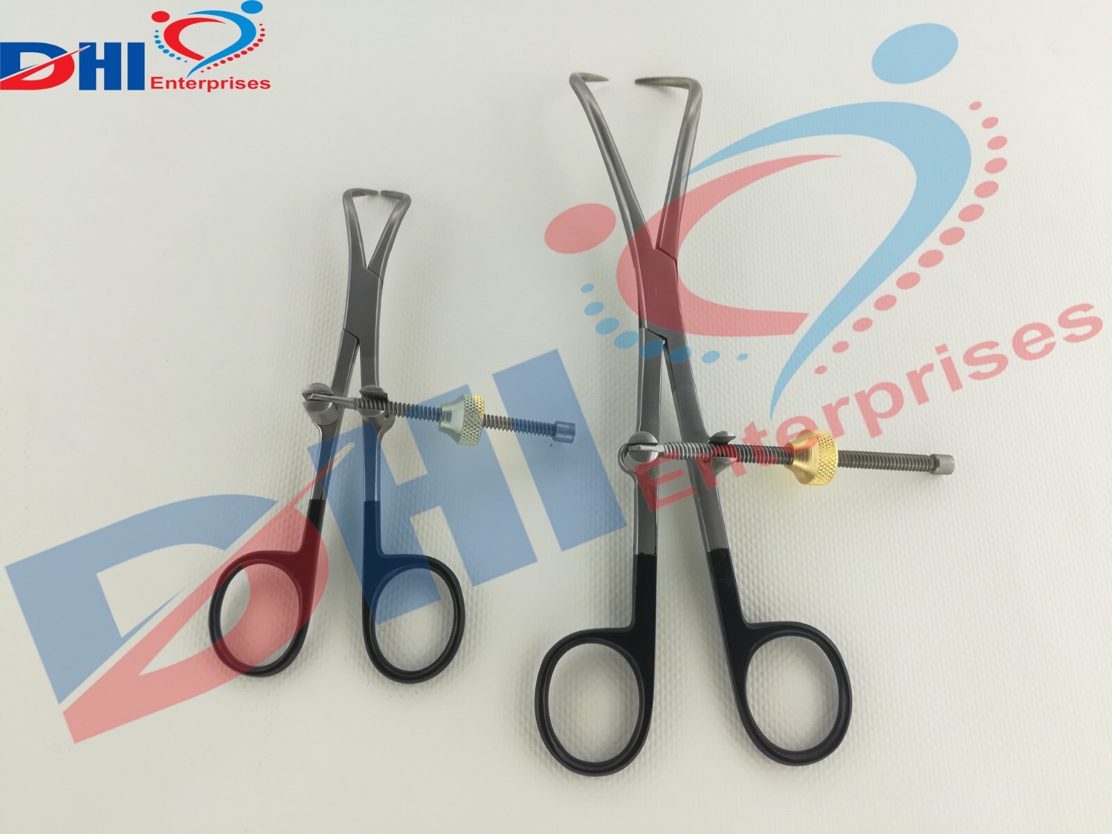 Bone Reduction Forceps with Fixation screw orthopedic instrument 2 Pcs by DHI