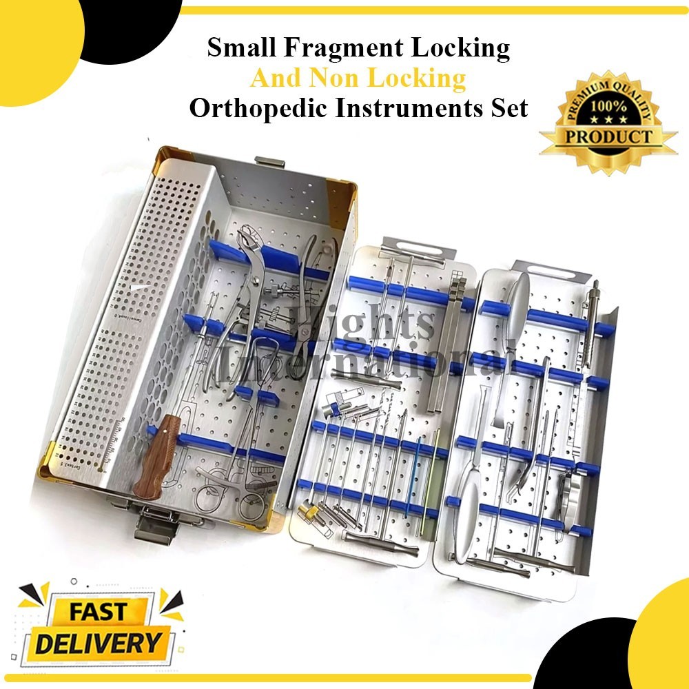 Small Fragment Set Locking And Non locking Instruments Orthopedic Set