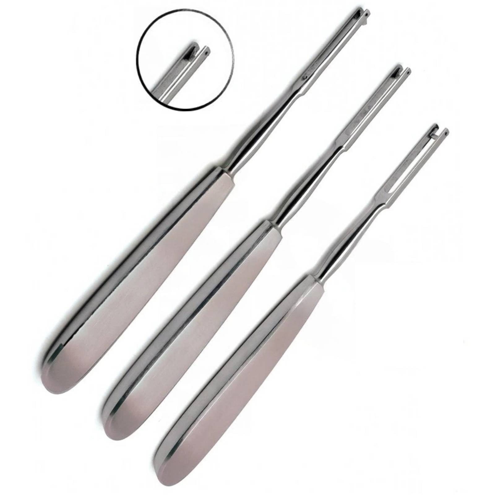 Set of 3 Ballenger Swivel Knife, 7.75″, Straight Surgical instruments