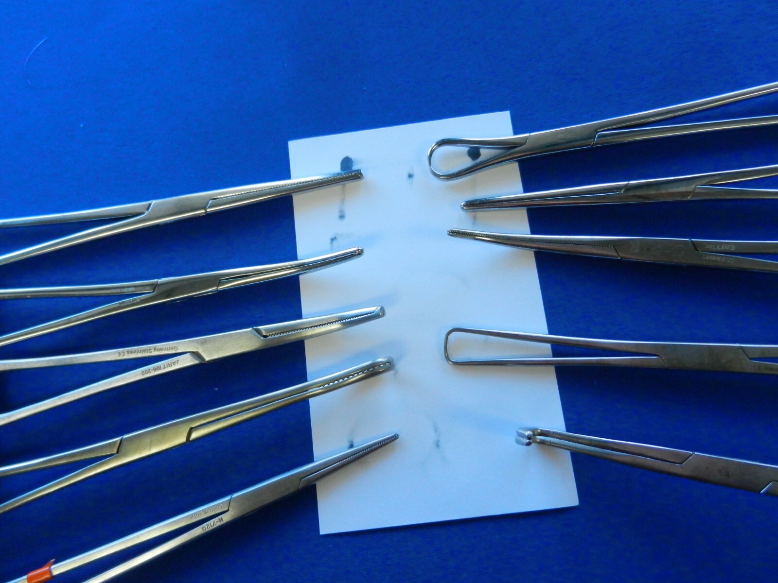 E668 Jarit Pilling Codman Lot of 10 Forceps 16-19.5cm Overall Length